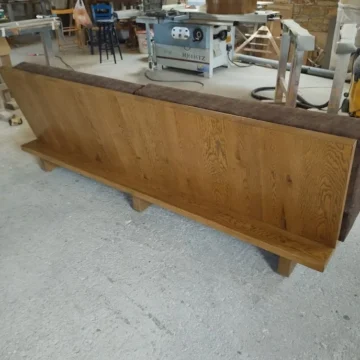 Custom sofa under construction