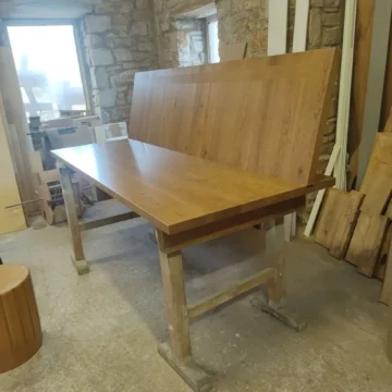 Custom sofa under construction