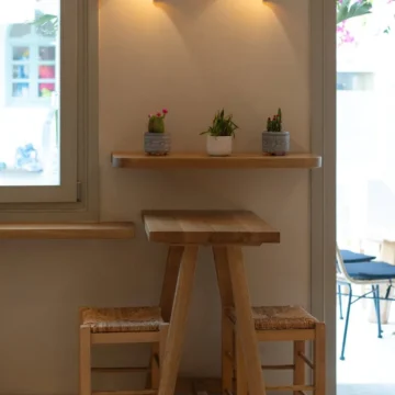 Table and chairs