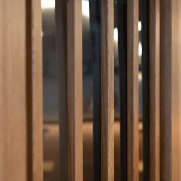 Wall-mounted wooden decorative furniture