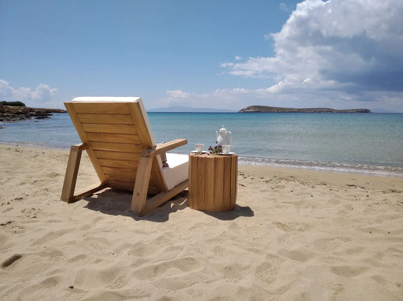 Extra comfortable sunbed